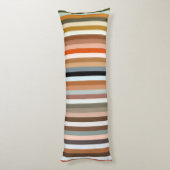 Muster mit mehrfarbigem Streifen Seitenschläferkissen (Rückseite (Vertikal))