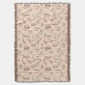 Muster mit Nahrung Decke (Vorderseite Vertikal)