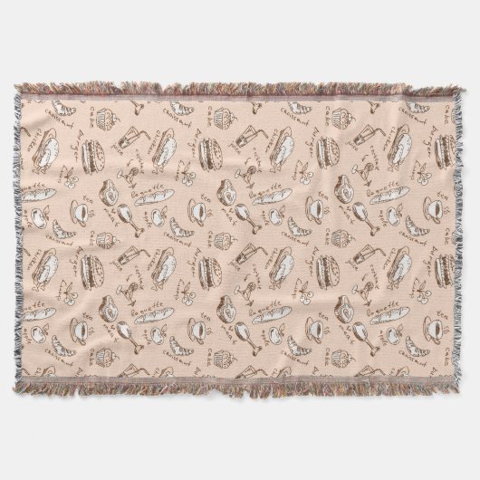 Muster mit Nahrung Decke (Vorderseite)