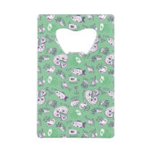 Muster mit Nahrung Geldkarten Flaschenöffner (Vorderseite)