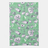 Muster mit Nahrung Küchentuch (Vertikal)