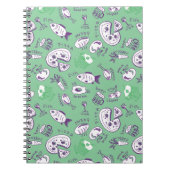 Muster mit Nahrung Notizblock (Vorderseite)