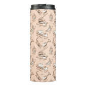 Muster mit Nahrung Thermosbecher (Rückseite)