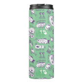 Muster mit Nahrung Thermosbecher (Rückseite)