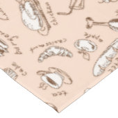 Muster mit Nahrung Tischdecke (Schrägansicht)