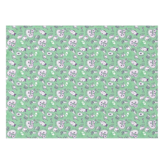 Muster mit Nahrung Tischdecke (Vorderseite (Horizontal))