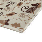 Muster mit niedlichen Hunden Schneidebrett (Ecke)