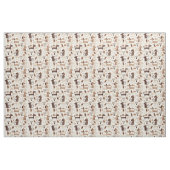 Muster mit niedlichen Hunden Stoff (Fat Quarter (45,7 x 55,9 cm))