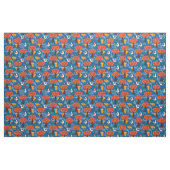 Muster mit niedlichen Katzen und Vögeln Stoff (Fat Quarter (45,7 x 55,9 cm))