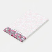 Muster mit niedlichen kawaii Gekritzelkatzen Post-it Klebezettel (angewinkelt)