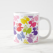 Muster mit Ostern-Kaninchen Jumbo-Tasse (Rechts)