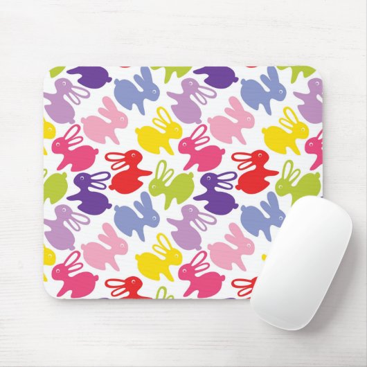 Muster mit Ostern-Kaninchen Mousepad (Mit Mouse)