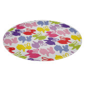 Muster mit Ostern-Kaninchen Schneidebrett (Ecke)