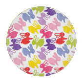 Muster mit Ostern-Kaninchen Schneidebrett (Vorderseite)