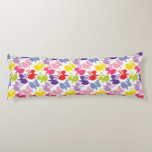 Muster mit Ostern-Kaninchen Seitenschläferkissen (Rückseite)