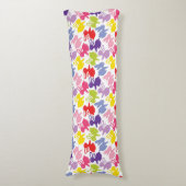 Muster mit Ostern-Kaninchen Seitenschläferkissen (Vorderseite Vertikal)