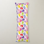 Muster mit Ostern-Kaninchen Seitenschläferkissen (Rückseite (Vertikal))