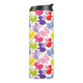 Muster mit Ostern-Kaninchen Thermosbecher (Nach links gedreht)