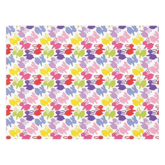 Muster mit Ostern-Kaninchen Tischdecke (Vorderseite (Horizontal))