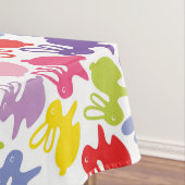 Muster mit Ostern-Kaninchen Tischdecke (Beispiel)