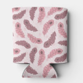 Muster mit Pfauenfedern Dosenkühler (Rückseite)