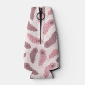 Muster mit Pfauenfedern Flaschenkühler (Rückseite)