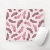 Muster mit Pfauenfedern Mousepad (Mit Mouse)