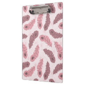 Muster mit Pfaufedern Klemmbrett (Links)