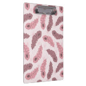 Muster mit Pfaufedern Klemmbrett (Rechts)