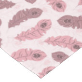 Muster mit Pfaufedern Tischdecke (Schrägansicht)