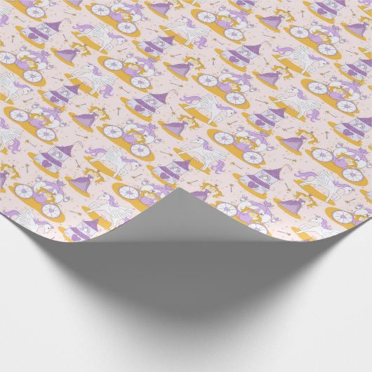 Muster mit Prinzessin Geschenkpapier (Ecke)