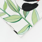 Muster mit reizenden Pandas mit Herzen Fleecedecke (Ecke)