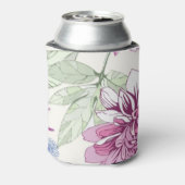 Muster mit rosa Blume Dosenkühler (Kanne Rückseite)