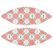 Muster mit rosa Blume Football (Paneele)