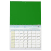 Muster mit rosa Blume Kalender (Feb 2027)