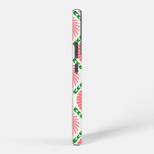 Muster mit rosa Blume Samsung Galaxy Hülle (Rechte Seite)