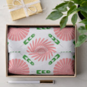 Muster mit rosa Blume Seidenpapier (Geschenk)