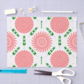 Muster mit rosa Blume Seidenpapier (Handwerk)