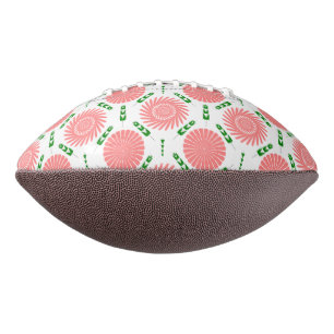 Muster mit rosa Blumen Football