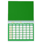 Muster mit rosa Blumen Kalender (Mär 2027)