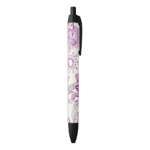 Muster mit rosa Blumen Kugelschreiber