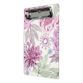Muster mit rosa Blumen Mini Klemmbrett (Gewinkelt2)