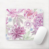 Muster mit rosa Blumen Mousepad (Mit Mouse)