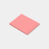 Muster mit rosa Blumen Post-it Klebezettel (angewinkelt)