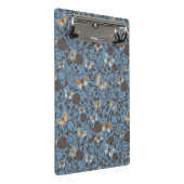 Muster mit Rosen und Schmetterling Mini Klemmbrett (Schrägansicht)