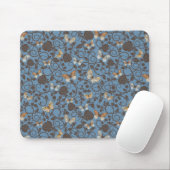 Muster mit Rosen und Schmetterling Mousepad (Mit Mouse)