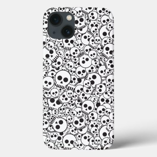 Muster mit Schädeln Case-Mate iPhone Hülle (Rückseite)