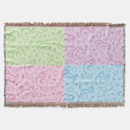 Muster mit Schlangen Decke (Vorderseite)