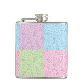 Muster mit Schlangen Flachmann (Vorderseite)