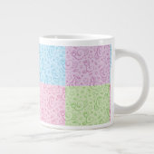 Muster mit Schlangen Jumbo-Tasse (Rechts)